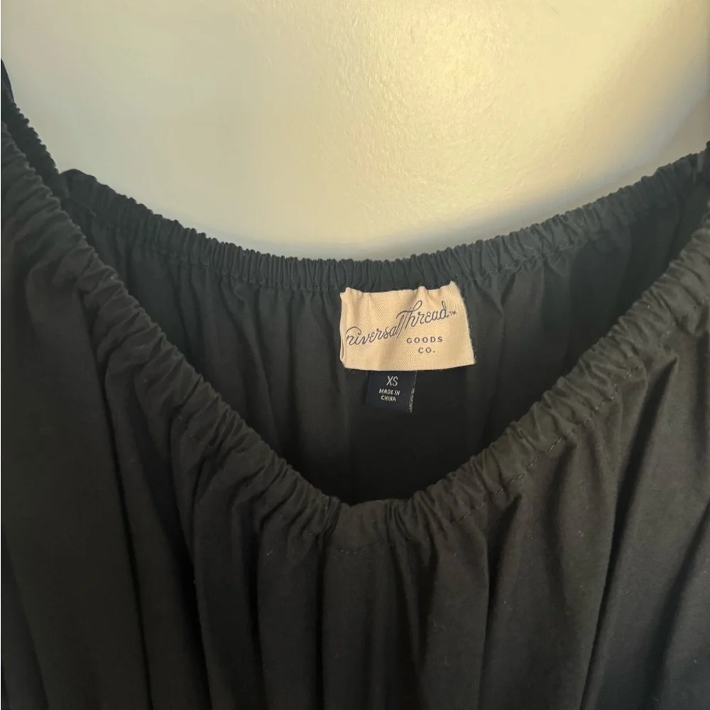Universal Thread Black Ruffle Maxi Dress - Picture 4 of 5